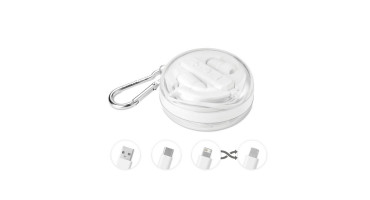 Słuchawki i kabel Bluetooth Combinados biały 
