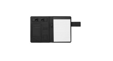 Teczka A5 z powerbankiem Powernoty czarna