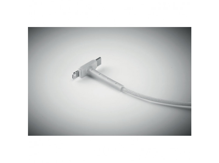 Kabel do ładowania Cable stand srebrny