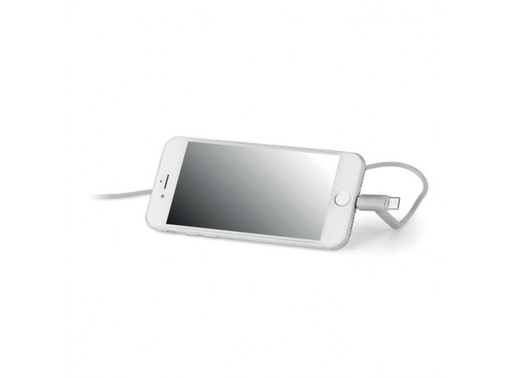 Kabel do ładowania Cable stand srebrny