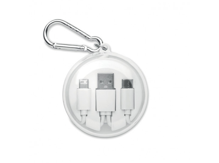 Słuchawki i kabel Bluetooth Combinados biały 