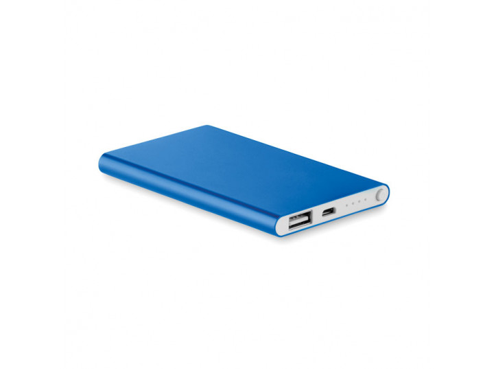 Płaski Powerbank 4000mAh Powerflat niebieski