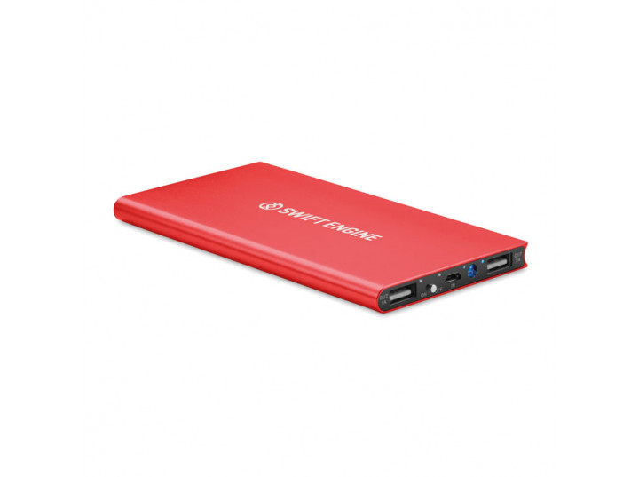 Power bank 8000mAh Powerflat8 czerwony 