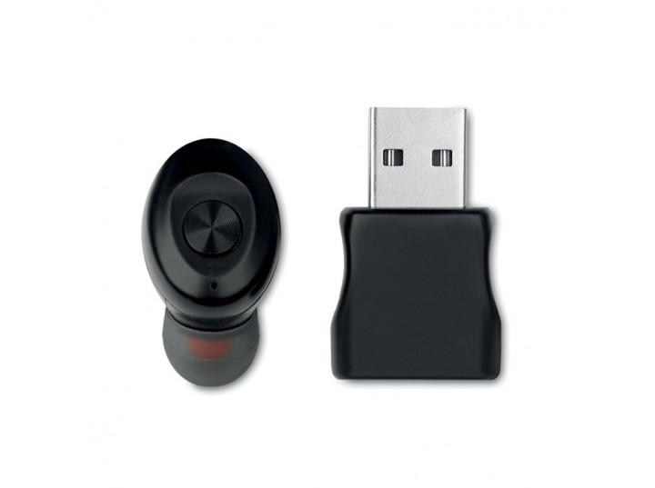 Pojedyncza słuchawka Bluetooth Batbud czarna