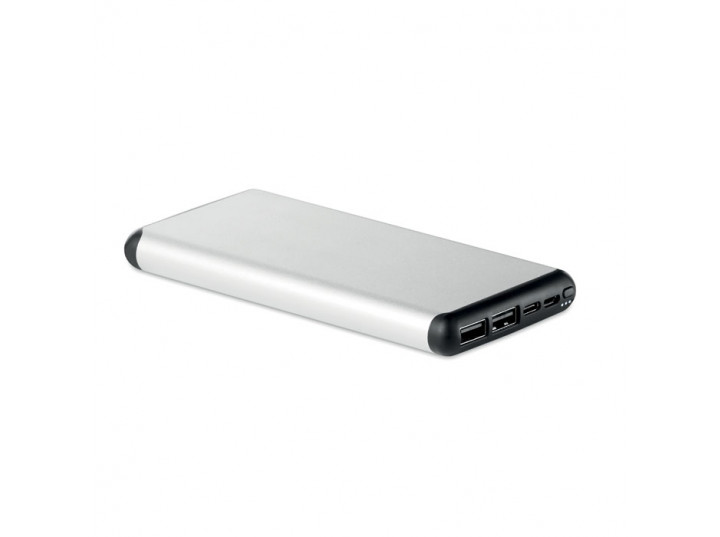Powerbank 10000mAh Siur power srebrny